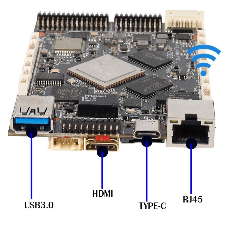 Android Interactive Touch Display RockChip Motherboard Port